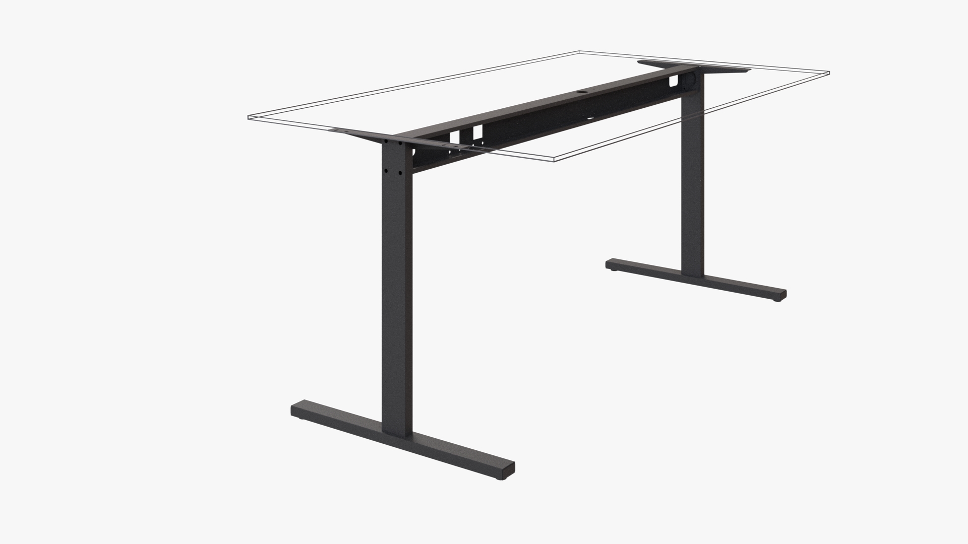 Till Base Unit Metal Table Base System TILL - VOGA