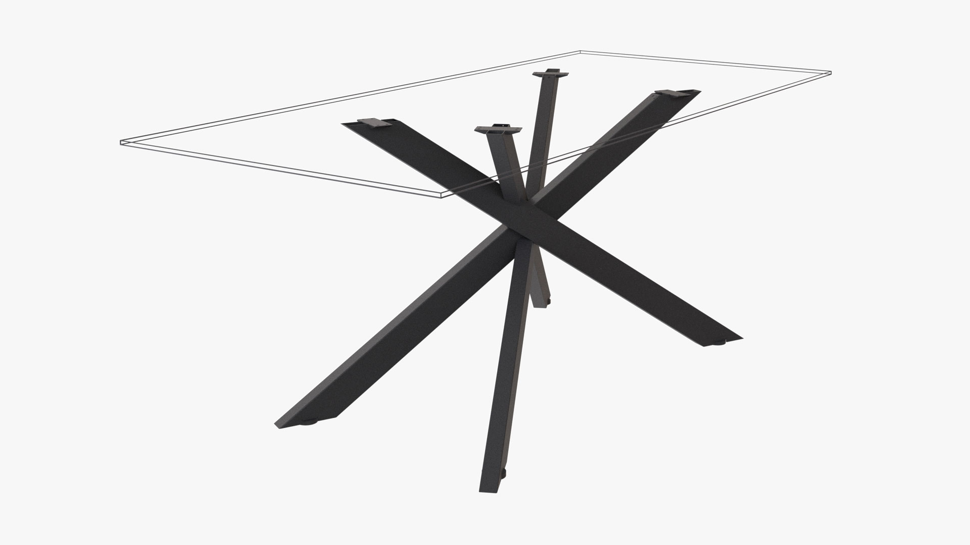 SELF STANDING TABLE BASES – SPIDER